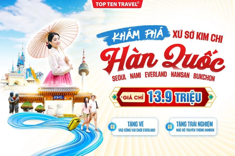 Tour Hàn Quốc Mùa Anh Đào: Seoul - Everland - Hero Show 5N4D
