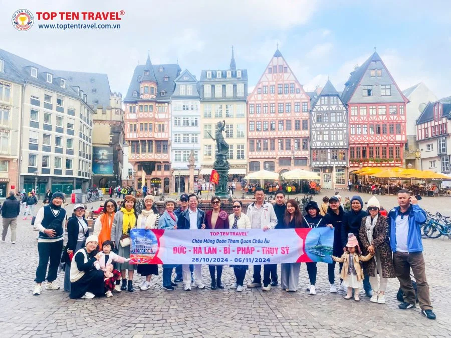Tour Châu Âu Giá Tốt: Đức - Hà Lan - Bỉ - Pháp 9N8D