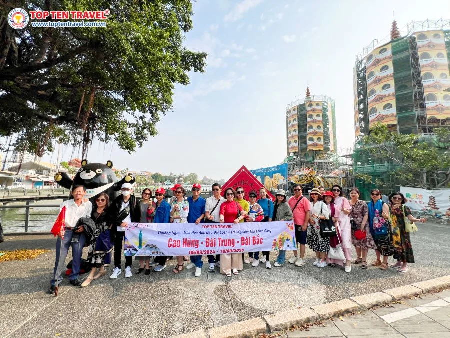 Tour Đài Loan Giá Tốt: Cao Hùng - Đài Trung - Đài Bắc 5N4D
