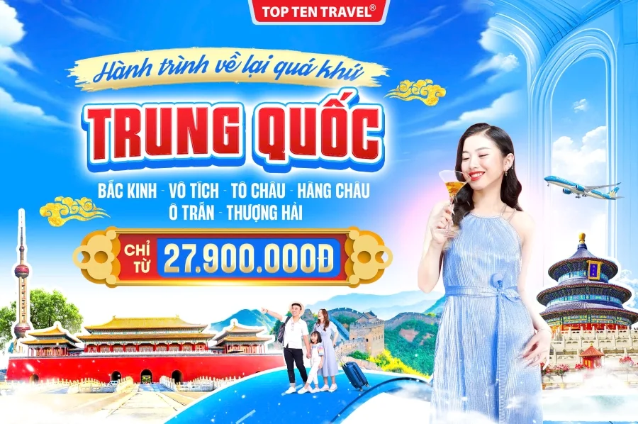 Tour Trung Quốc No Shopping: Bắc Kinh - Hàng Châu - Thượng Hải 6N6Đ