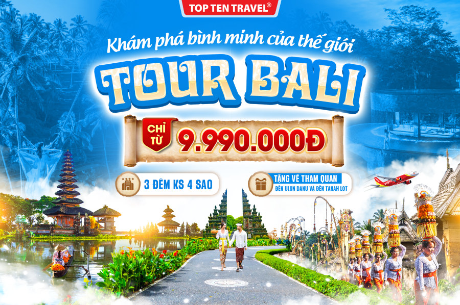 Tour Du Lịch Bali - Khám Phá Đảo Thiên Đường 4N3D