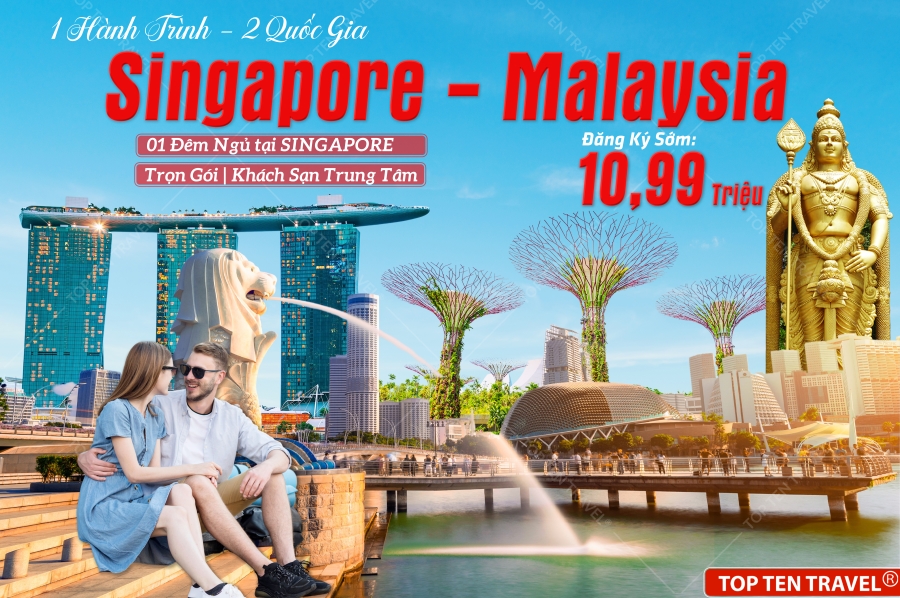 Tour du lịch Singapore - Malaysia | 5N4D