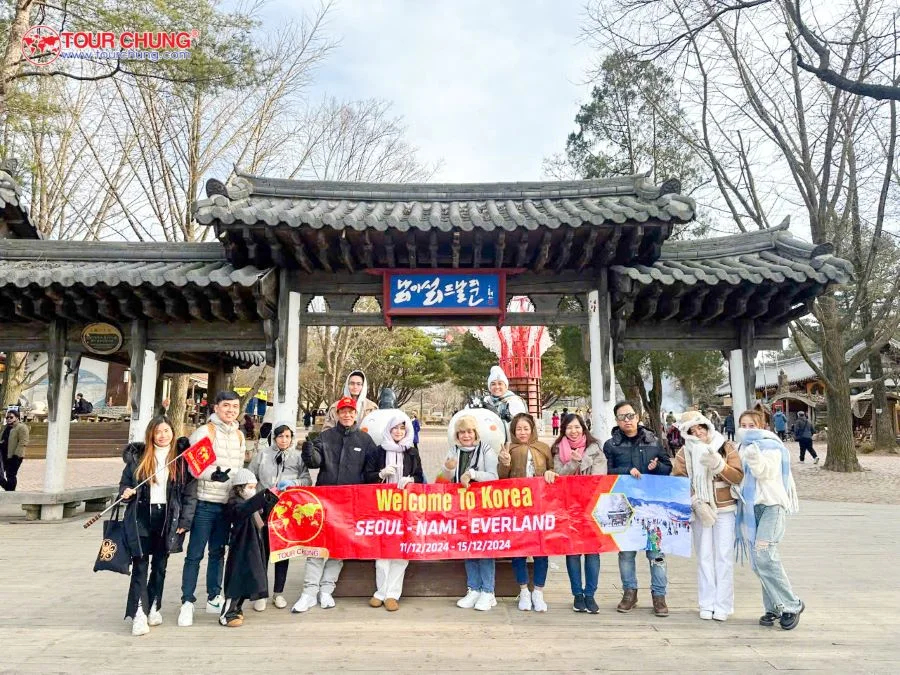 Tour Hàn Quốc Mùa Đông: Seoul - Nami - Namsan - Lotte World - Starfield 5N4D