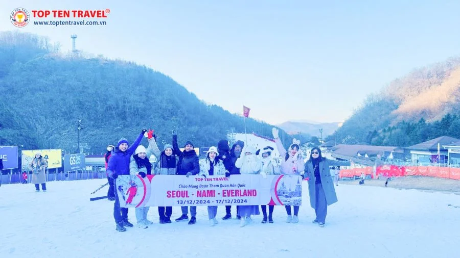 Tour Hàn Quốc Tết 2026: Seoul - Nami - Lotte World - Starfield 5N4D