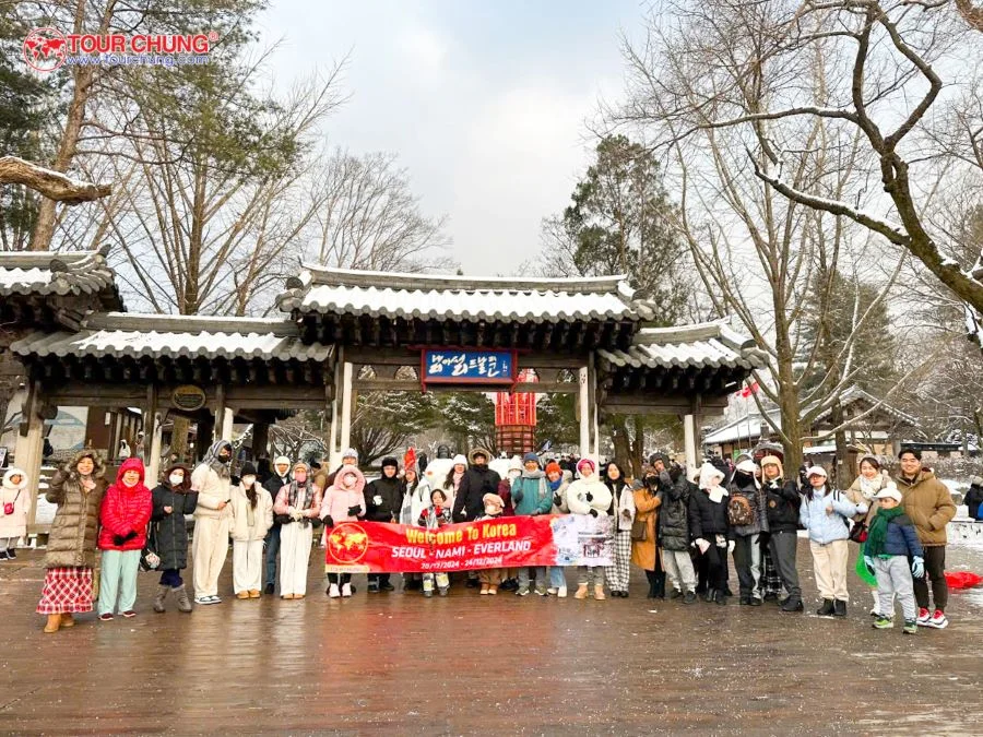 Tour Hàn Quốc Tết 2026: Seoul - Nami - Lotte World - Starfield 5N4D