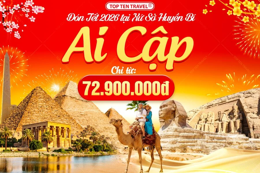 Tour Ai Cập Tết 2026