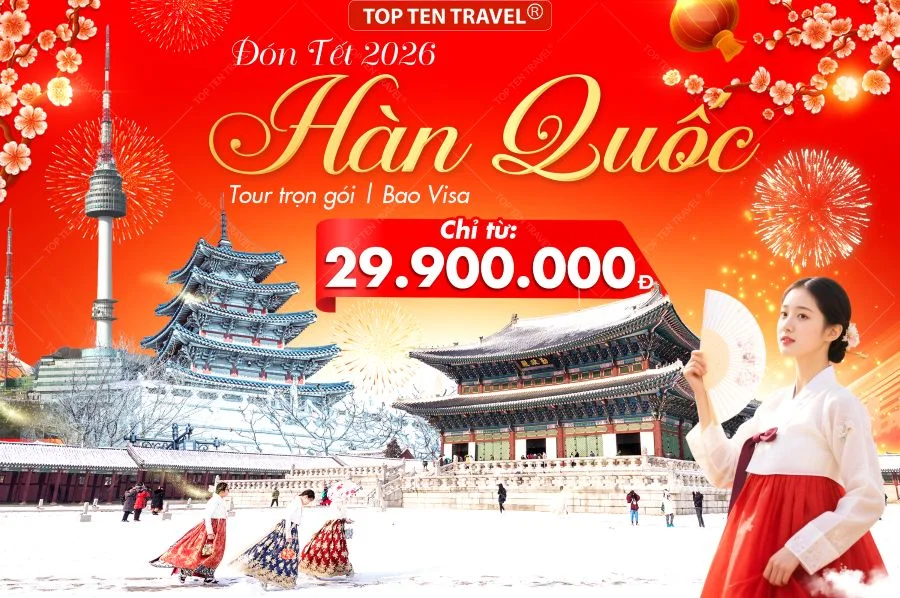 Tour Hàn Quốc Tết 2027 | Seoul - Nami - Lotte World 4N4D
