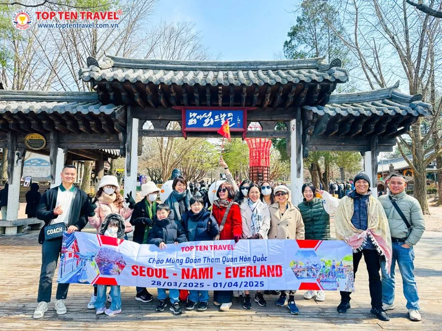 Tour Hàn Quốc du xuân 2026: Seoul - Nami - Everland 5N4Đ
