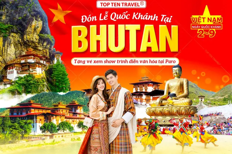 Tour Du Lịch Bhutan Lễ 2/9: Paro - Thimphu - Punakha 5N4D