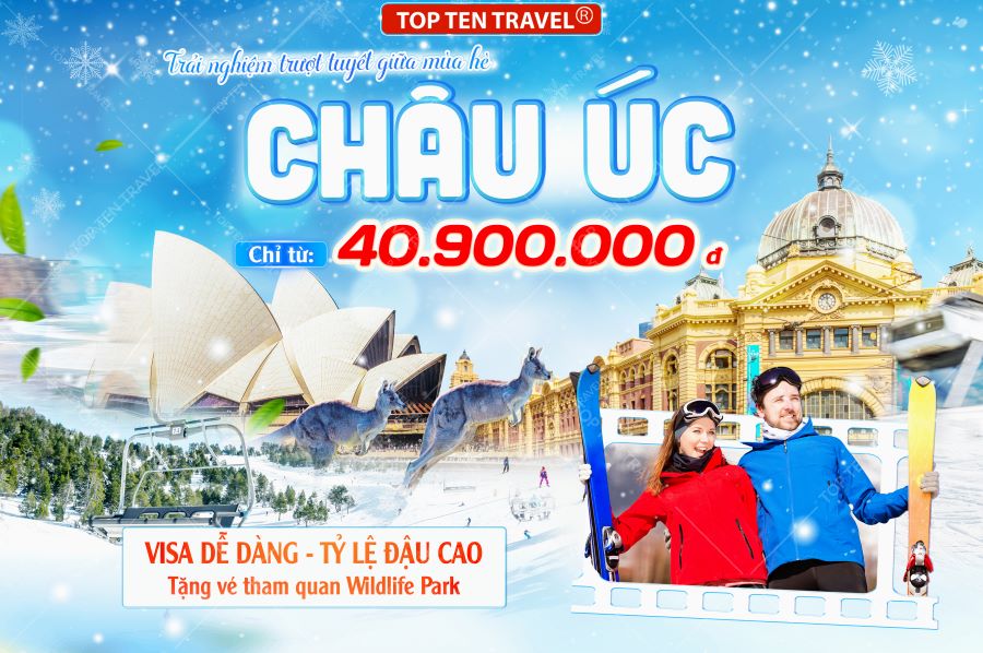 Du Lịch Úc Trượt Tuyết Mùa Hè: Sydney - Melbourne | 6N6D