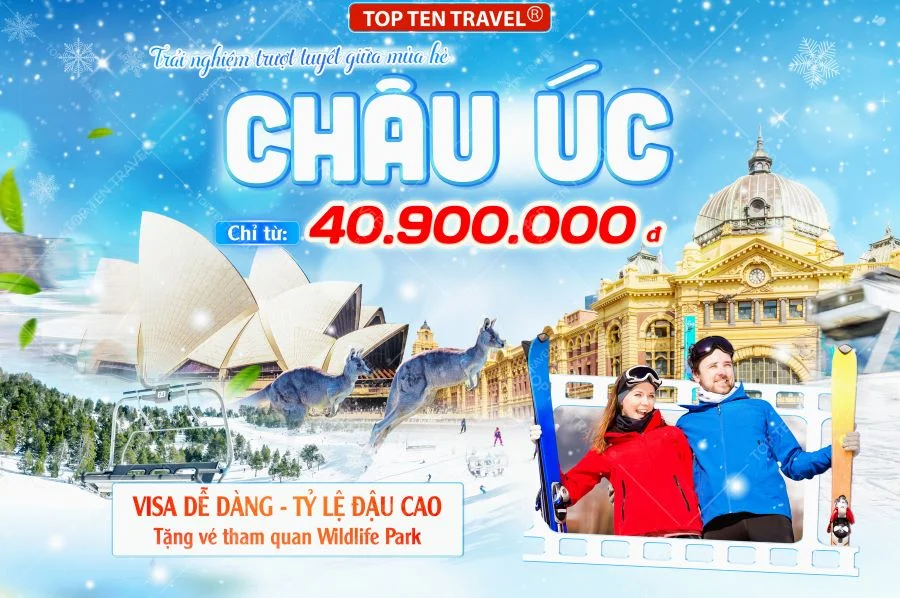Du Lịch Úc Trượt Tuyết Mùa Hè: Sydney - Melbourne | 6N6D