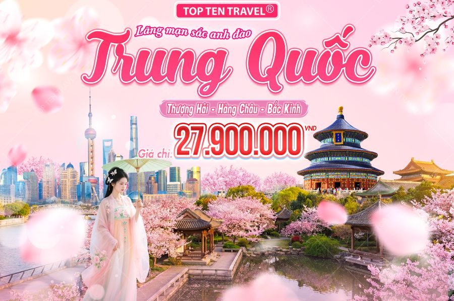 Tour Trung Quốc Lễ 30/04: Thượng Hải – Hàng Châu – Bắc Kinh