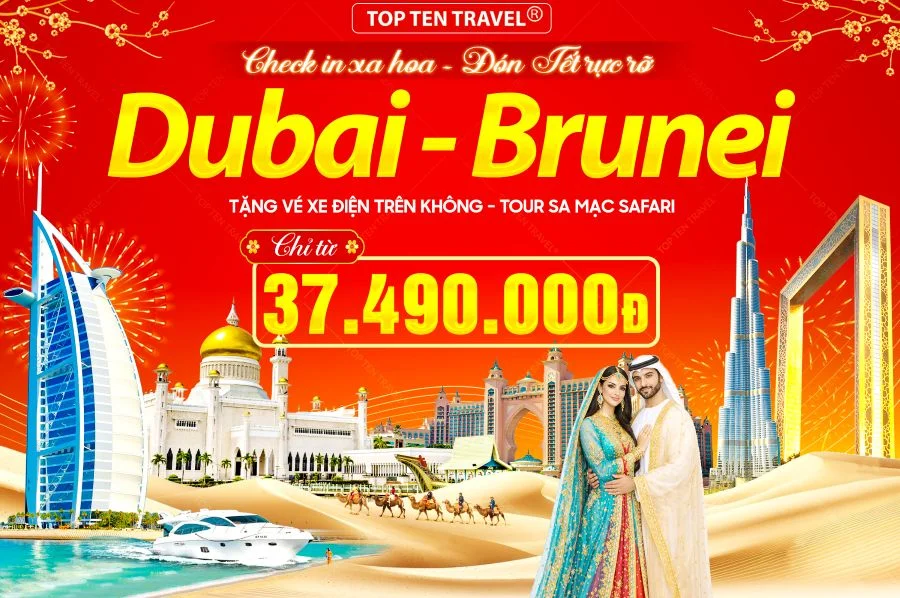 Tour du lịch Tết Dubai – Abu Dhabi – Brunei | 6N5D