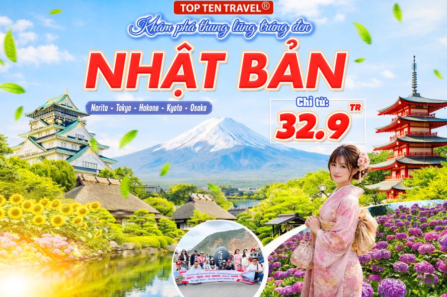 Tour Nhật Bản CDV: Narita - Tokyo - Hakone - Kyoto - Osaka 6N5D