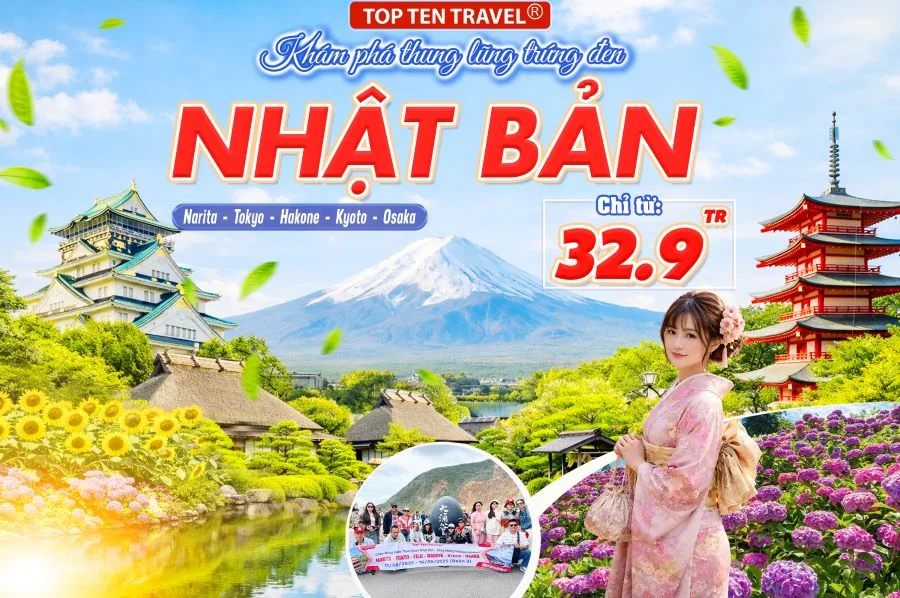 Tour Nhật Bản CDV: Narita - Tokyo - Hakone - Kyoto - Osaka 6N5D