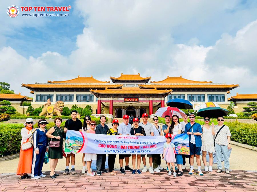 Tour Đài Loan: Cao Hùng - Đài Trung - Đài Bắc 5N4D