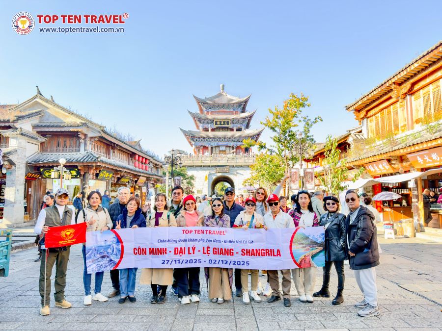 Tour Trung Quốc: Côn Minh - Đại Lý - Lệ Giang - Shang Rila 6N5D