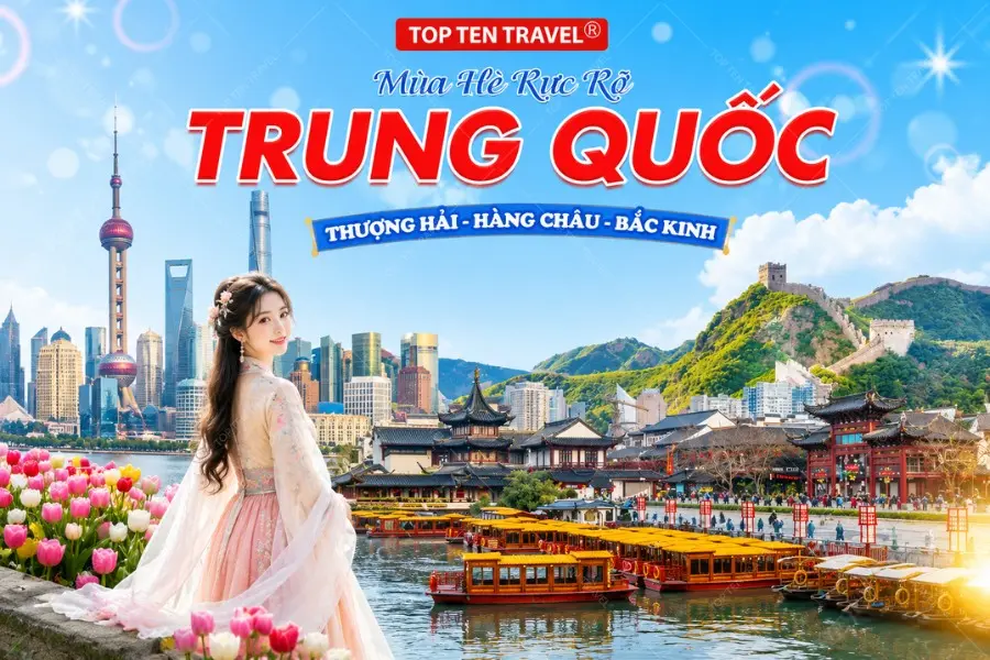 Tour Trung Quốc Mùa Thu: Thượng Hải – Hàng Châu – Bắc Kinh 6N6D