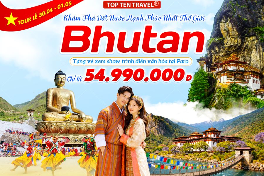 Tour Du Lịch Bhutan: Paro - Thimphu - Punakha 5N4D