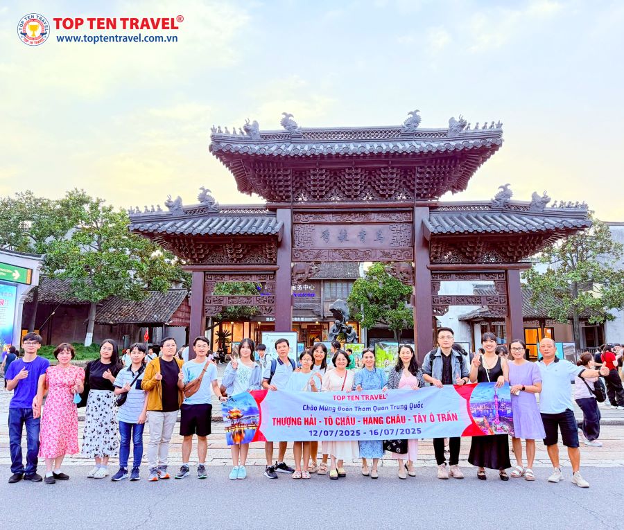 Tour Trung Quốc: Thượng Hải - Tô Châu - Hàng Châu - Tây Ô Trấn