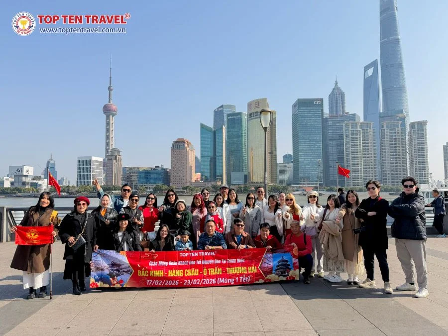 Tour du lịch Trung Quốc: Thượng Hải - Tô Châu - Ô Trấn - Hàng Châu