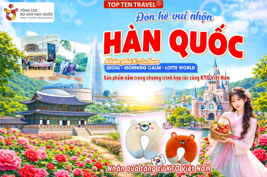 Tour Hàn Quốc Bay VNA: Seoul - Morning Calm - Lotte World 5N4D