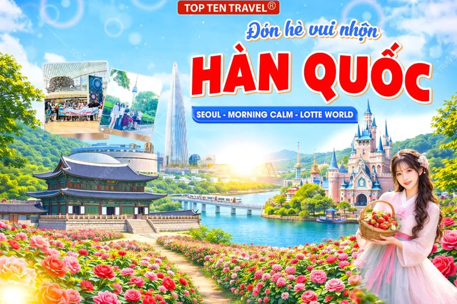 Tour Hàn Quốc Bay VNA: Seoul - Morning Calm - Lotte World 5N4D