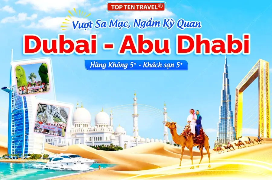 Tour du lịch Dubai - Abu Dhabi 5N4D