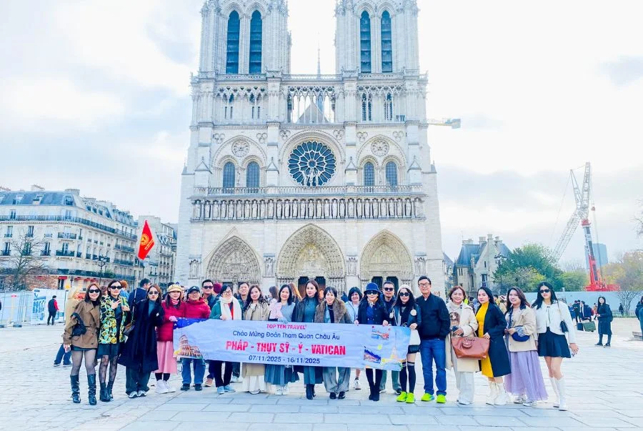 Tour Du lịch Châu Âu Mùa Đông: Pháp - Thụy Sĩ - Ý - Vatican 10N9D