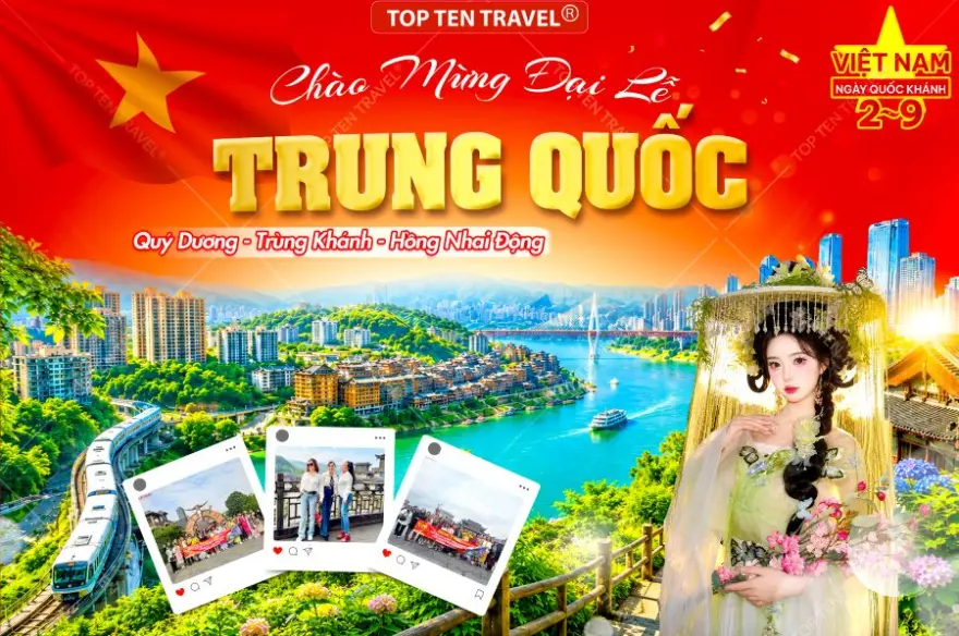 Tour Du Lịch Trung Quốc lễ 2/9: Quý Dương - Trùng Khánh 5N5D
