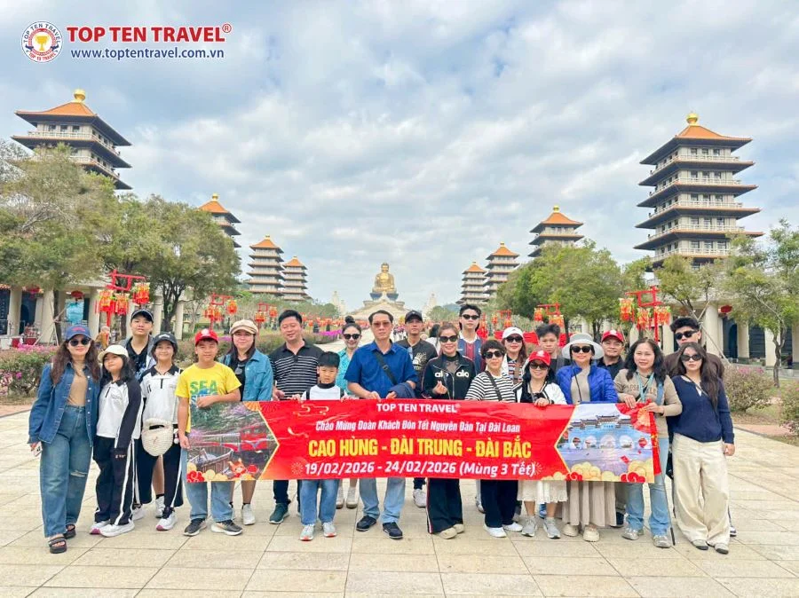 Tour Đài Loan Mùa Hè: Cao Hùng - Đài Trung - Đài Bắc 5N4D