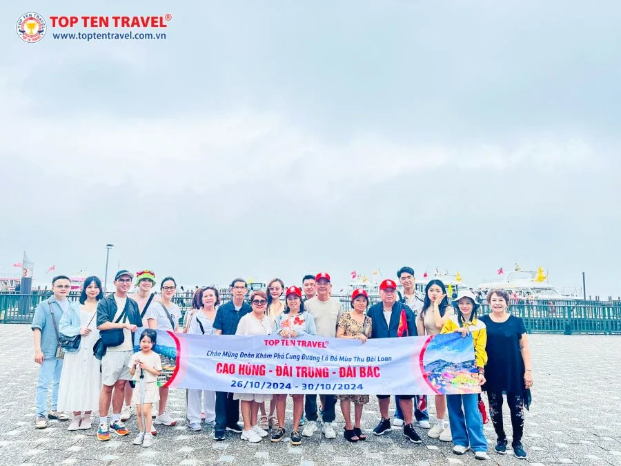 Tour Đài Loan Mùa Hè: Cao Hùng - Đài Trung - Đài Bắc 5N4D