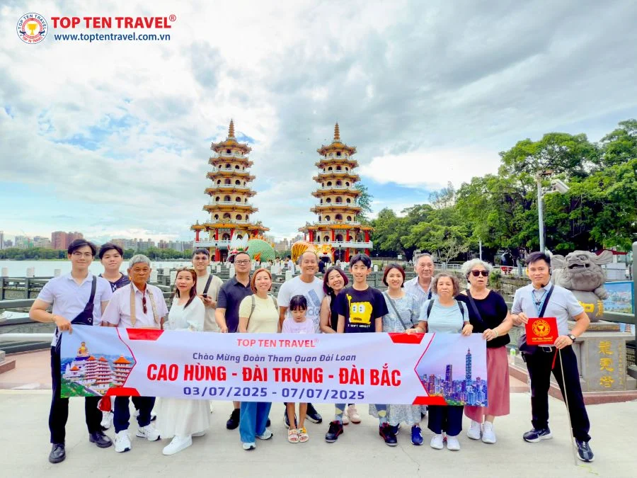 Tour Đài Loan Mùa Hè: Cao Hùng - Đài Trung - Đài Bắc 5N4D