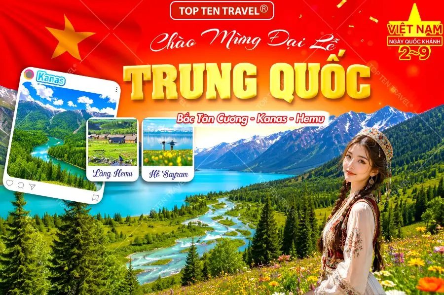 Tour Tân Cương Trung Quốc Lễ 2/9