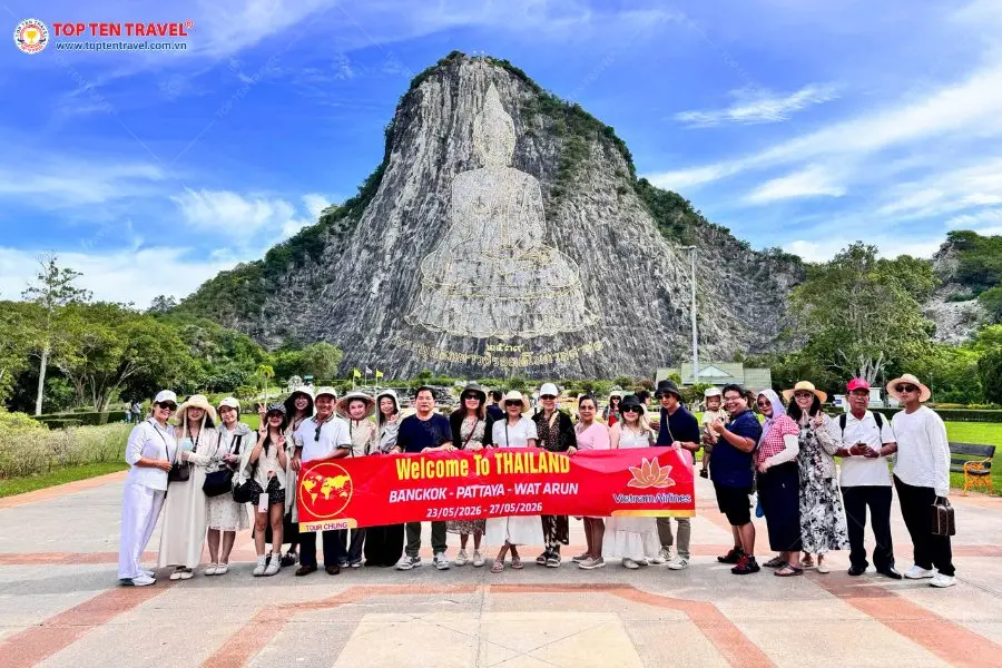 Tour Thái Lan: Bangkok - Pattaya - Suanthai - Muang Boran - Wat Arun | 5N4D