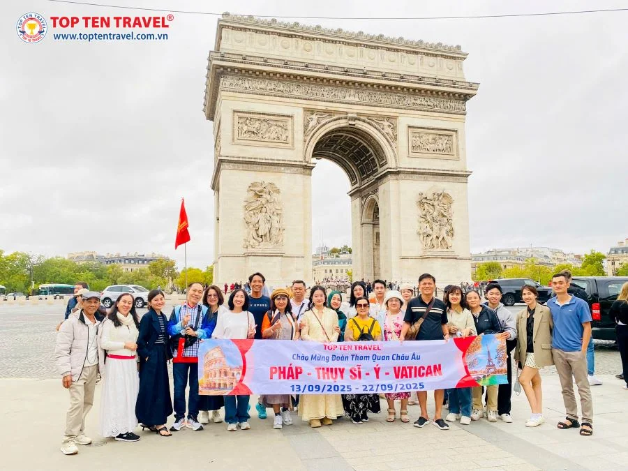 Tour Châu Âu: Đức - Hà Lan - Bỉ - Lux - Pháp 9N9D