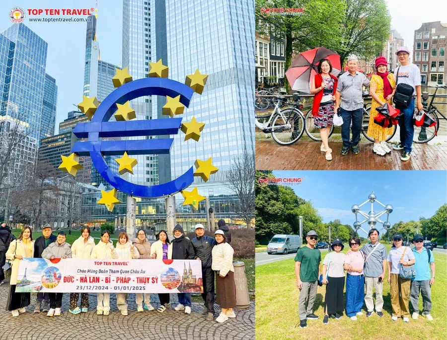 Tour Châu Âu: Đức - Hà Lan - Bỉ - Lux - Pháp 9N9D