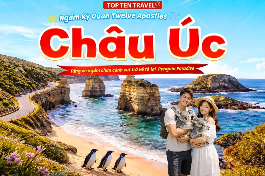 Tour du lịch Úc: Melbourne - Đảo Phillip - Brisbane - Gold Coast 7N7D