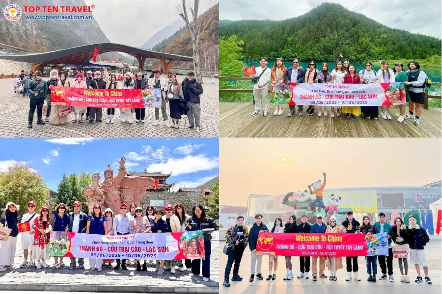 Tour Trung Quốc: Thành Đô - Cửu Trại Câu - Lạc Sơn