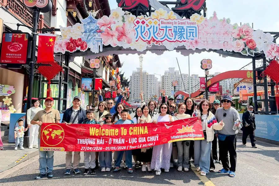Tour du lịch Trung Quốc: Thượng Hải - Tô Châu - Ô Trấn - Hàng Châu