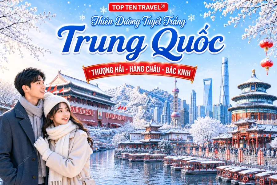 Tour Trung Quốc Bay VNA: Thượng Hải - Hàng Châu - Bắc Kinh 7N6D