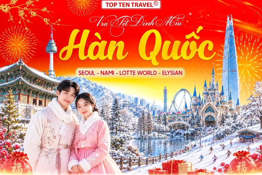 Tour Hàn Quốc Tết 2026 | Seoul - Nami - Lotte World 4N5D