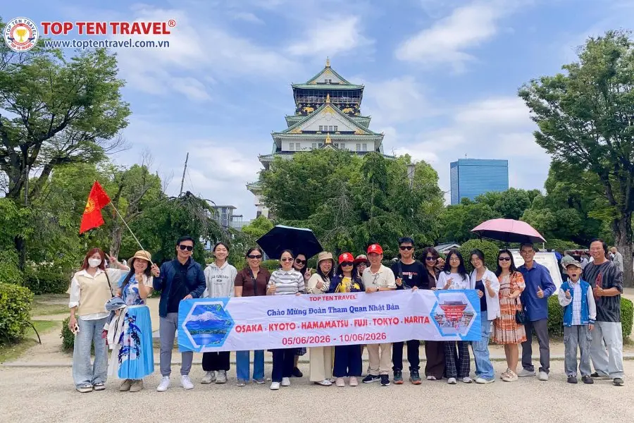 Tour Nhật Bản Mùa Thu 2026 | Osaka - Kyoto - Tokyo (No Shop)