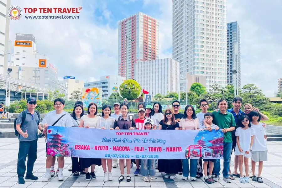 Tour Nhật Bản Mùa Thu 2026 | Osaka - Kyoto - Nagoya - Tokyo (No Shop)