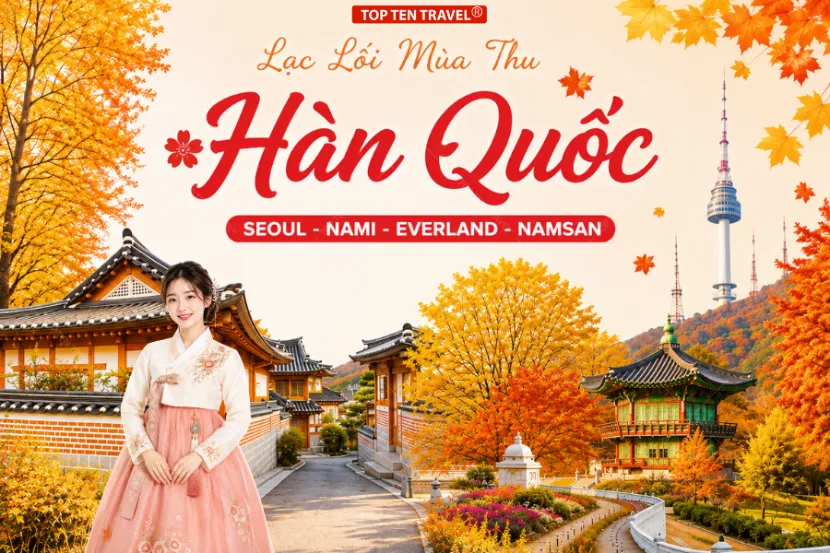 Tour Hàn Quốc Mùa Thu 2026 | Seoul - Nami - Everland 4N4D (VNA)