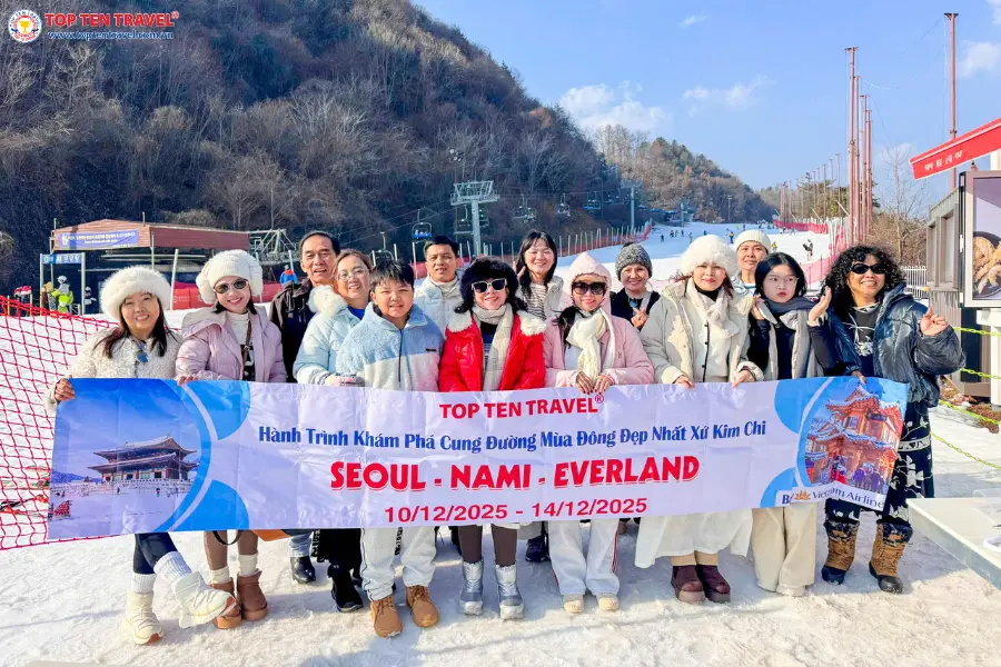 Tour Hàn quốc Mùa Đông 2026: Seoul - Nami - Everland 4N4D