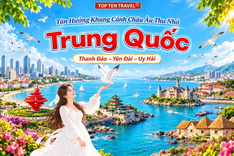 Tour Trung Quốc: Thanh Đảo – Yên Đài – Uy Hải | 5N5D