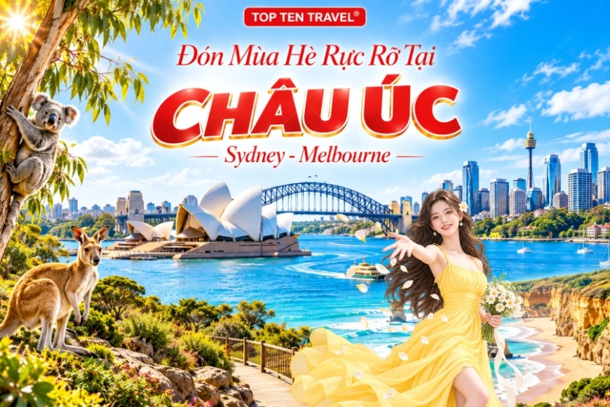 Tour Du Lịch Úc Mùa Hè | Sydney - Melbourne 7N6D