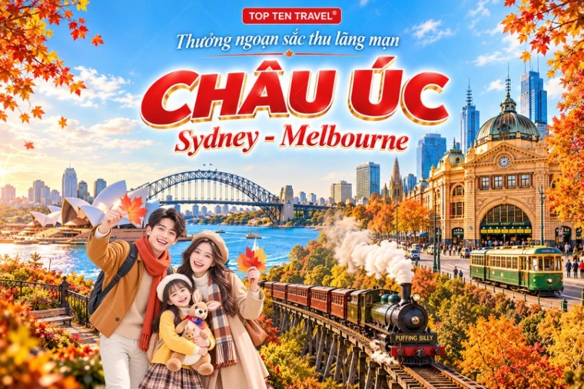 Du Lịch Úc Mùa Thu 2027 | Sydney - Melbourne 7N6D