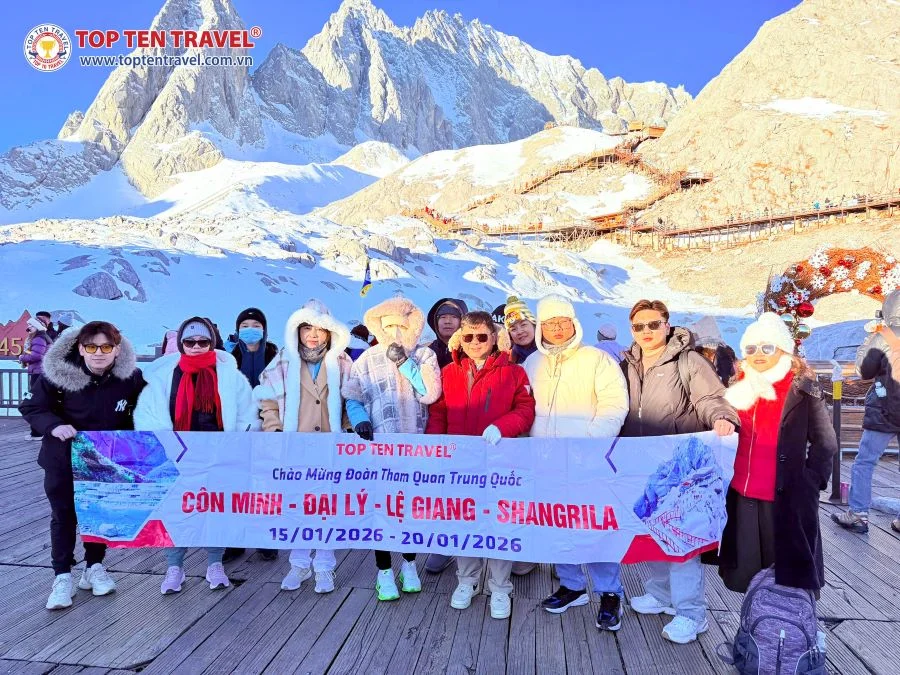 Tour Trung Quốc: Côn Minh - Đông Xuyên - Núi Tuyết Kiệu Tử 5N4D